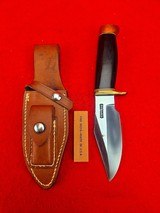 Vintage Randall Made Knife Model 19-5 Bushmaster - Deep Maroon Micarta - Rare! - 1 of 20