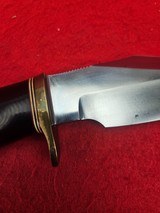 Vintage Randall Made Knife Model 19-5 Bushmaster - Deep Maroon Micarta - Rare! - 14 of 20