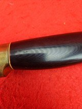 Vintage Randall Made Knife Model 19-5 Bushmaster - Deep Maroon Micarta - Rare! - 12 of 20
