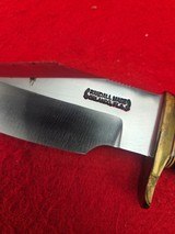 Vintage Randall Made Knife Model 19-5 Bushmaster - Deep Maroon Micarta - Rare! - 7 of 20