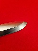 Randall Made Knives Fireman's Special Non-Catalog - Stainless Blade - Thick Blade Stock - Green Micarta - 13 of 17