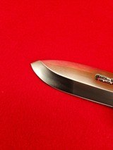 Randall Made Knives Fireman's Special Non-Catalog - Stainless Blade - Thick Blade Stock - Green Micarta - 7 of 17