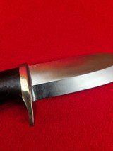 Randall Made Knives Fireman's Special Non-Catalog - Stainless Blade - Thick Blade Stock - Green Micarta - 12 of 17
