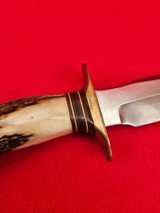 Randall Made Knives Vietnam Era Late 1960's Model 1-7 Kit Fighting Knife - Beautiful Stag!!! - 12 of 20