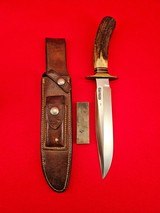 Randall Made Knives Vietnam Era Late 1960's Model 1-7 Kit Fighting Knife - Beautiful Stag!!! - 1 of 20
