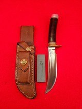 Late 1950's Randall Made Knife Model 4 Big Game Knife - Excellent Original Condition - Brown Button Sheath - Image 1 of 20