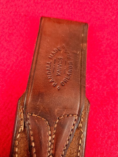Late 1950's Randall Made Knife Model 4 Big Game Knife - Excellent Original Condition - Brown Button Sheath - Image 19 of 20