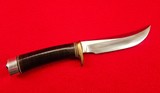 Late 1950's Randall Made Knife Model 4 Big Game Knife - Excellent Original Condition - Brown Button Sheath - Image 9 of 20