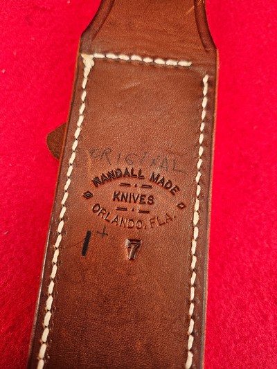 Vintage Randall Made Knife Model 1-7 All Purpose Fighting Knife - Beautiful Exotic Wood - Skip The 7 Year Wait!! - Image 18 of 18