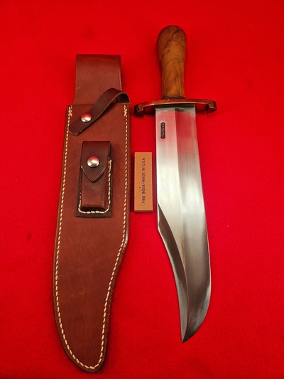 Late 1980's Randall Made Knives Model 12-11 Smithsonian Bowie - Historic Tribute To The Battle of the Alamo - Beautiful Example! - Image 1 of 20