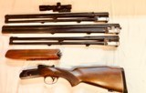 Valmet 412 Double Rifle 30/06 w 12ga barrels (20ga tubes) and 12 over 30/06 barrels - 5 of 9