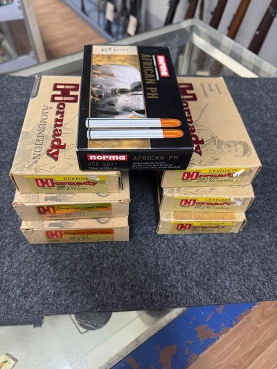 458 Lott, Hornady and Norma - Image 1 of 2