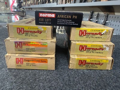 458 Lott, Hornady and Norma - Image 2 of 2