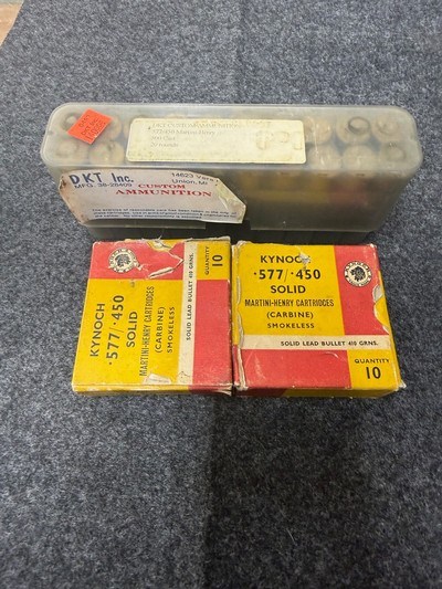 577/450 Martini Henry Ammo - Image 1 of 3