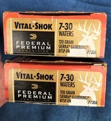 Federal 7-30 Waters loaded ammo 2-boxes - 1 of 3