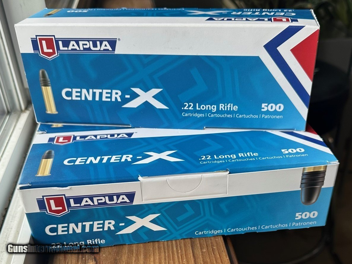 Lapua CenterX 22lr Target ammo 3bricks