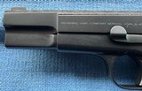 Excellent, as new NIGHTHAWK Browning Hi Power 9mm w/case and papers - 4 of 19