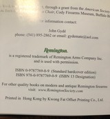 DELUXE Leather edition 1 of 300 book of.....REMINGTON .22 RIMFIRE RIFLES
-
by John Gyde & Roy Marcot - 4 of 4