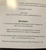 Remington .22 Rimfire Rifles Book Deluxe Leather Edtion - Image 4 of 4
