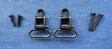 Winchester Model 70 Super Grade sling swivels with bases and screws...1-1/2