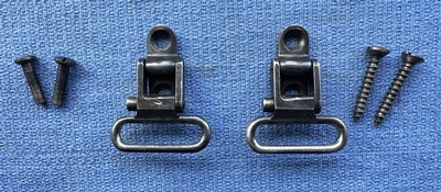 Winchester Model 70 Super Grade sling swivels with bases and screws...1-1/2