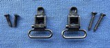 Winchester Model 70 Super Grade sling swivels with bases and screws...1-1/2