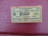 WINCHESTER 38 CALIBER RIM FIRE - 1 of 7