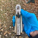 Colt combat commander (From 1983) fully engraved and bright nickel plated - 8 of 15