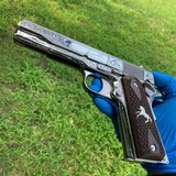 Colt 1911 stainless engraved. - 12 of 15