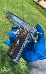 Colt 1911 stainless engraved. - 15 of 15