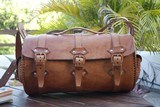 Leather Duffel Saddle Bag - 5 of 5