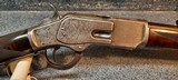 Winchester 1873 Factory Engraved Deluxe Rifle 32-20 Lettered - 8 of 15