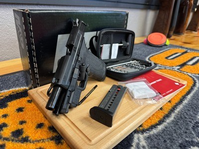 Smith & Wesson M&P9 Shield EZ NTS w/Crimson Trace + Performance Center Cleaning Kit - Image 2 of 9
