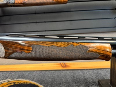 Custom John Ramagli Commissioned Krieghoff K80 RT w/Full Tube Set, Removable Trigger, Carrier Barrel, 3 Stocks, and 2 Cases - Image 8 of 20