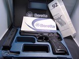 Beretta 92F (1997)
9mm – New, Unfired, in Original Box with Documentation