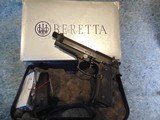 BERETTA 92FS THREADED BARREL — FACTORY NEW IN BOX — ALL MATCHING SERIAL NUMBERS - MADE IN ITALY — 2016 MFG — 9MM - 2 of 8