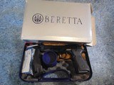 BERETTA 92FS THREADED BARREL — FACTORY NEW IN BOX — ALL MATCHING SERIAL NUMBERS - MADE IN ITALY — 2016 MFG — 9MM - 1 of 8