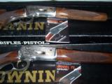Browning Model 71 Hi-Grade .348 Win Same Serial Number Set Rifle & Carbine NIB - 2 of 6
