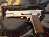 Browning Hi Power 9MM Nickel/Silver Chrome - 4 of 5