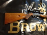 Browning Belgium Grade I SA ATD 22LR W/ Browning scope - 1 of 6