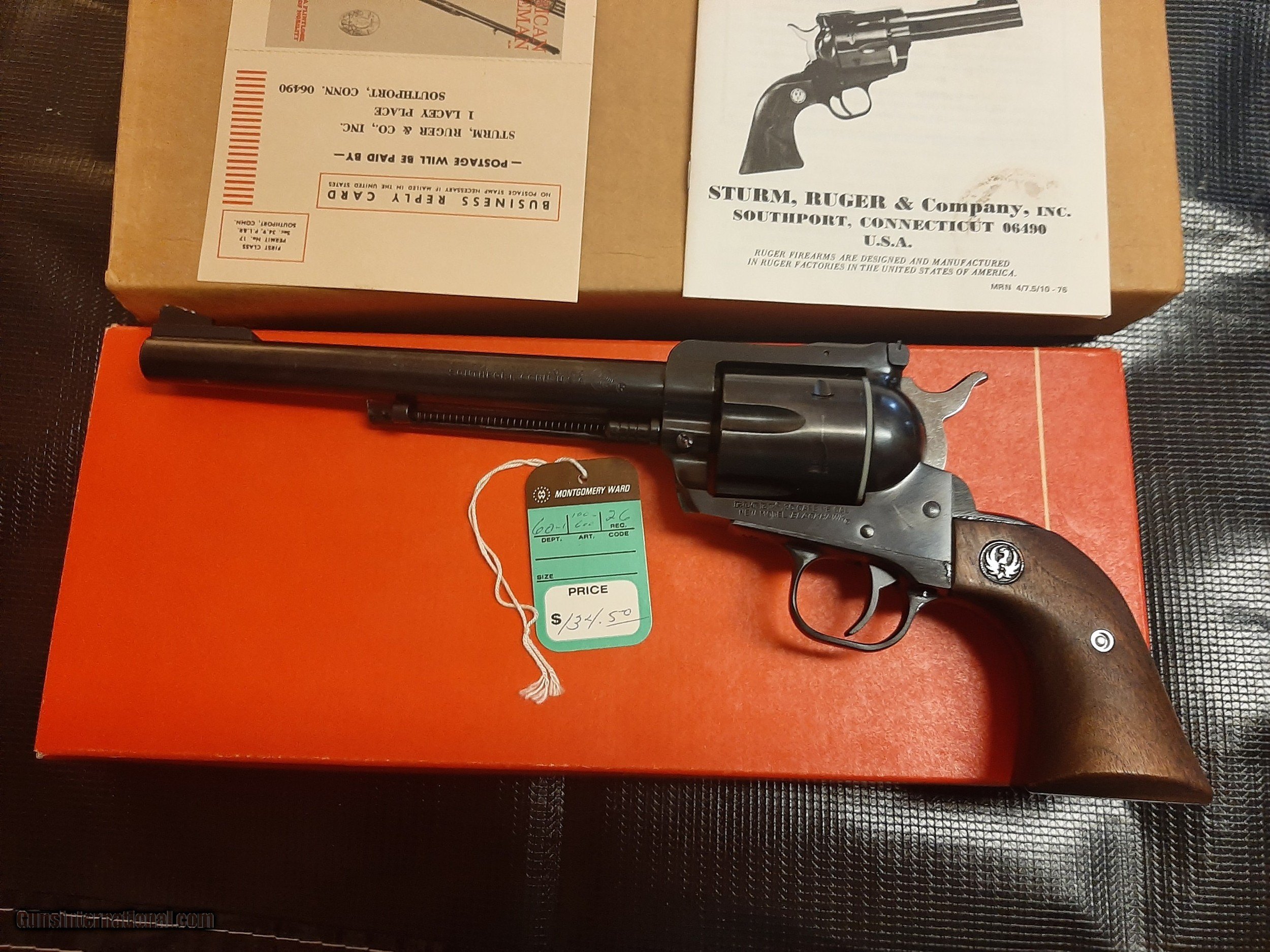 Ruger New Model Blackhawk 30 Carbine NIB Liberty