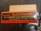 Ruger New Model Blackhawk 30 Carbine NIB Liberty - 7 of 7