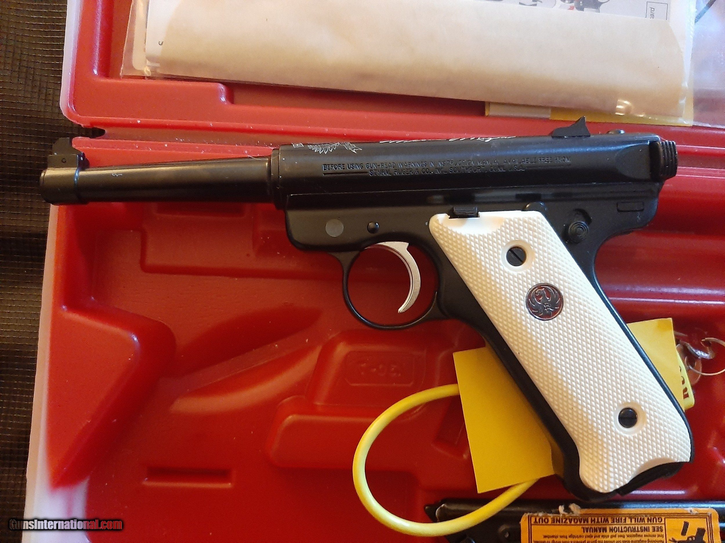 Ruger Mark II Bill Ruger NRA Endowment NIC