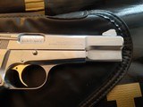 Browning Hi Power 9MM Silver Chrome 1981 - 3 of 5
