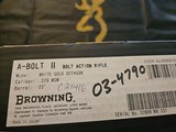 Browning A-Bolt II White Gold Medallion 270WSM NIB - 8 of 8