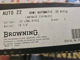 Browning SA ATD 22LR Stainless Laminate NIB - 8 of 8