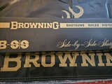 Browning BSS Grade I 20GA Sidelock NIB - 6 of 15