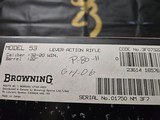 Browning Model 53 32-20 NIB - 11 of 11