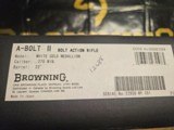 Browning A-Bolt 270 Win White Gold Medallion NIB - 14 of 14