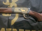Winchester 1886 45-70 RMEF Gold Engraving - 10 of 13